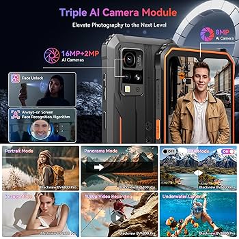 ブラックビュー BV4800Pro Android14 SIMフリー 1334 ブラックビュー BV4800Pro Android14 SIMフリー 1334 Amazon.com